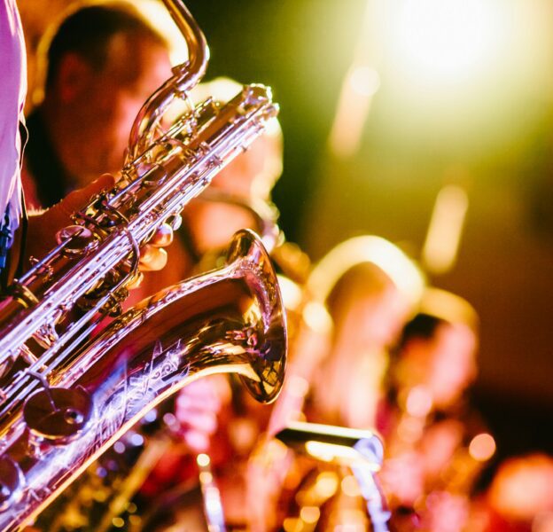 The image of the jazz musicians