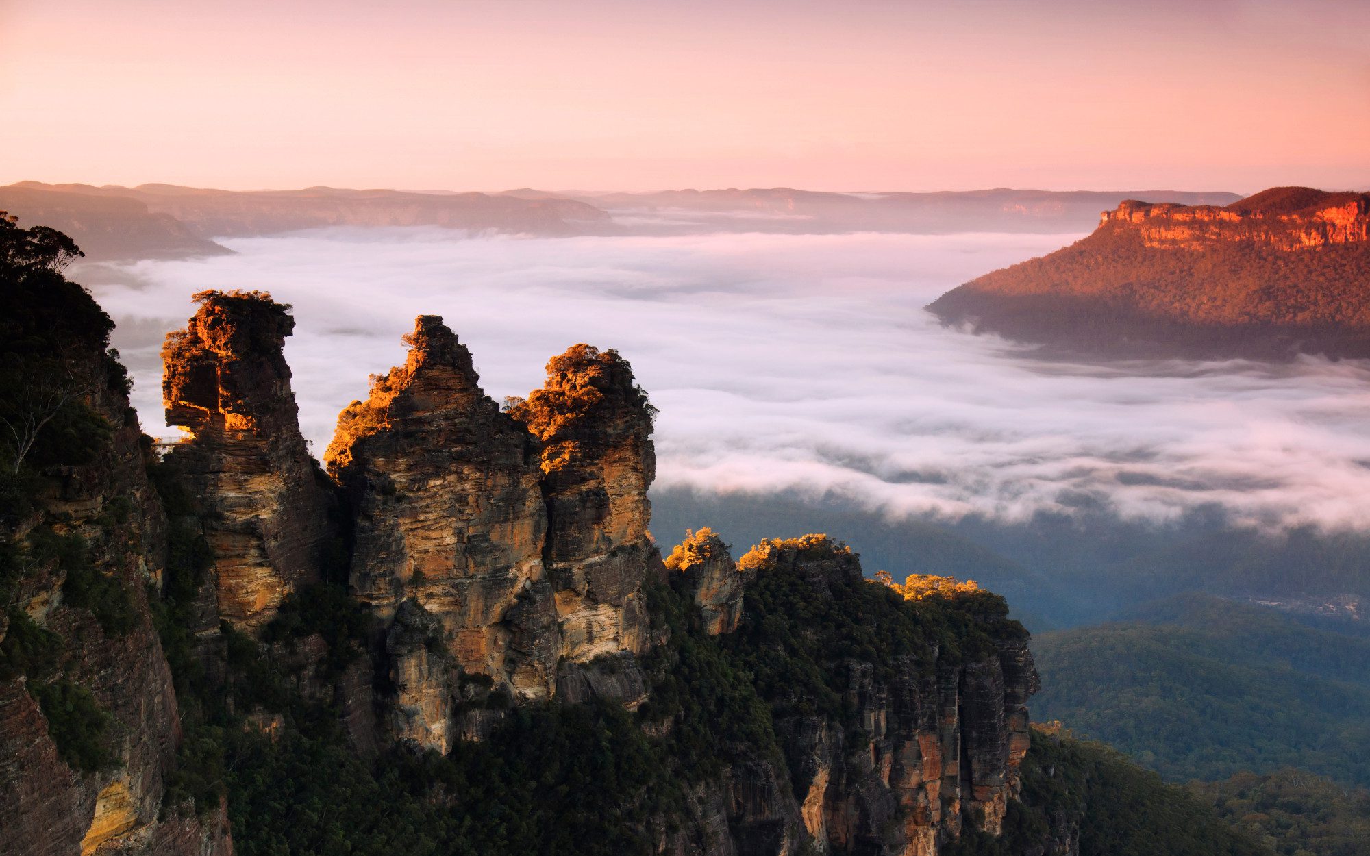View of Blue Mountains National Park