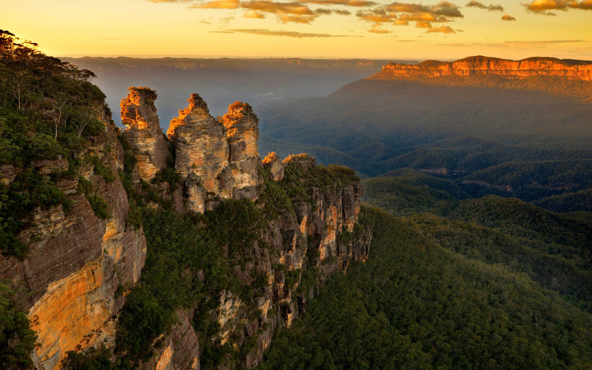 View of Three Sisters at Blue Mountains National Park